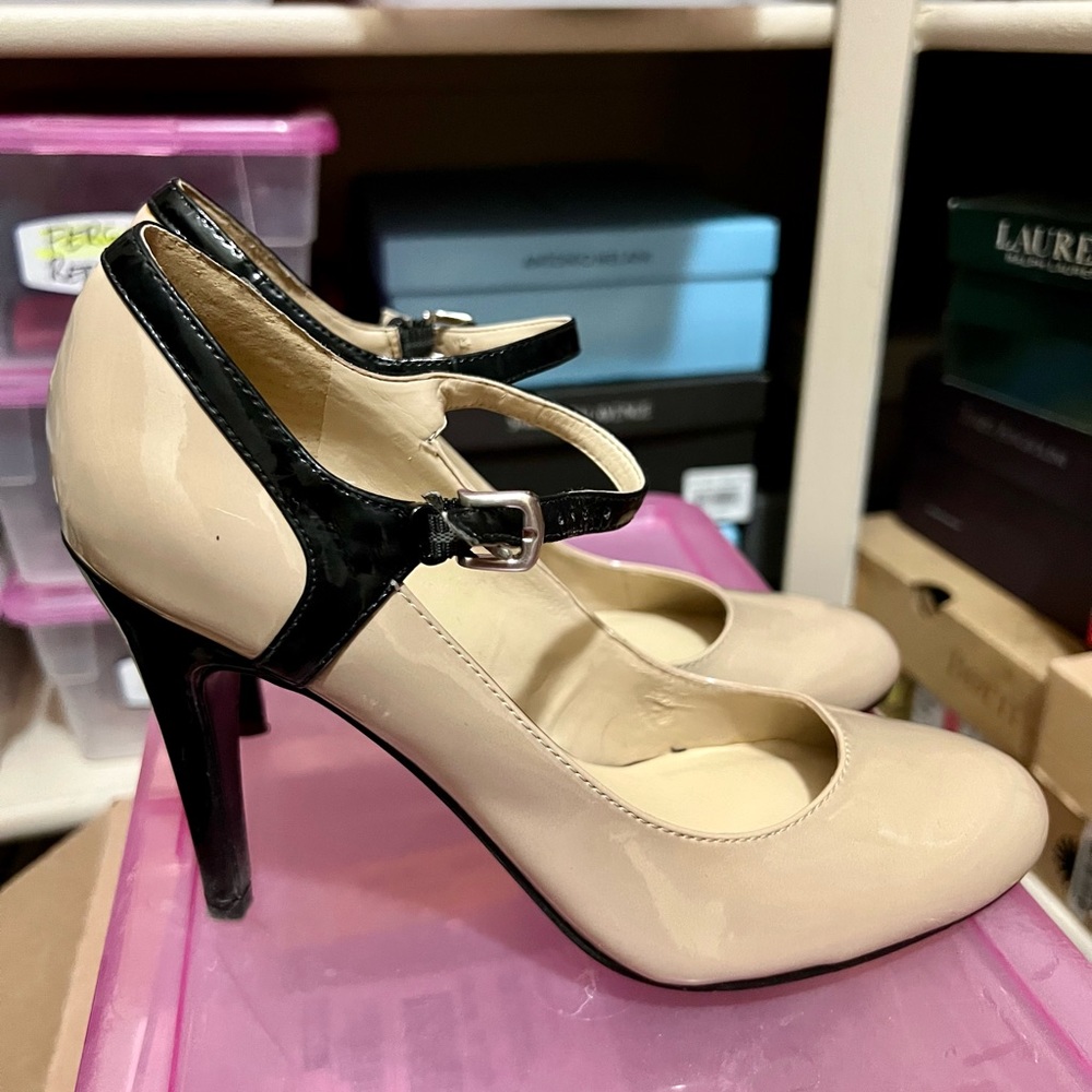 Add vintage-inspired pumps to your style this season with Mary Jane Pump.